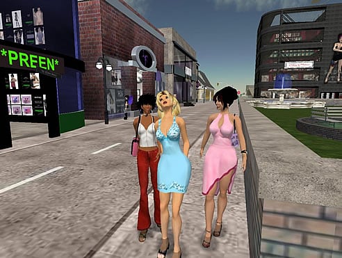 Un fotograma de Second Life