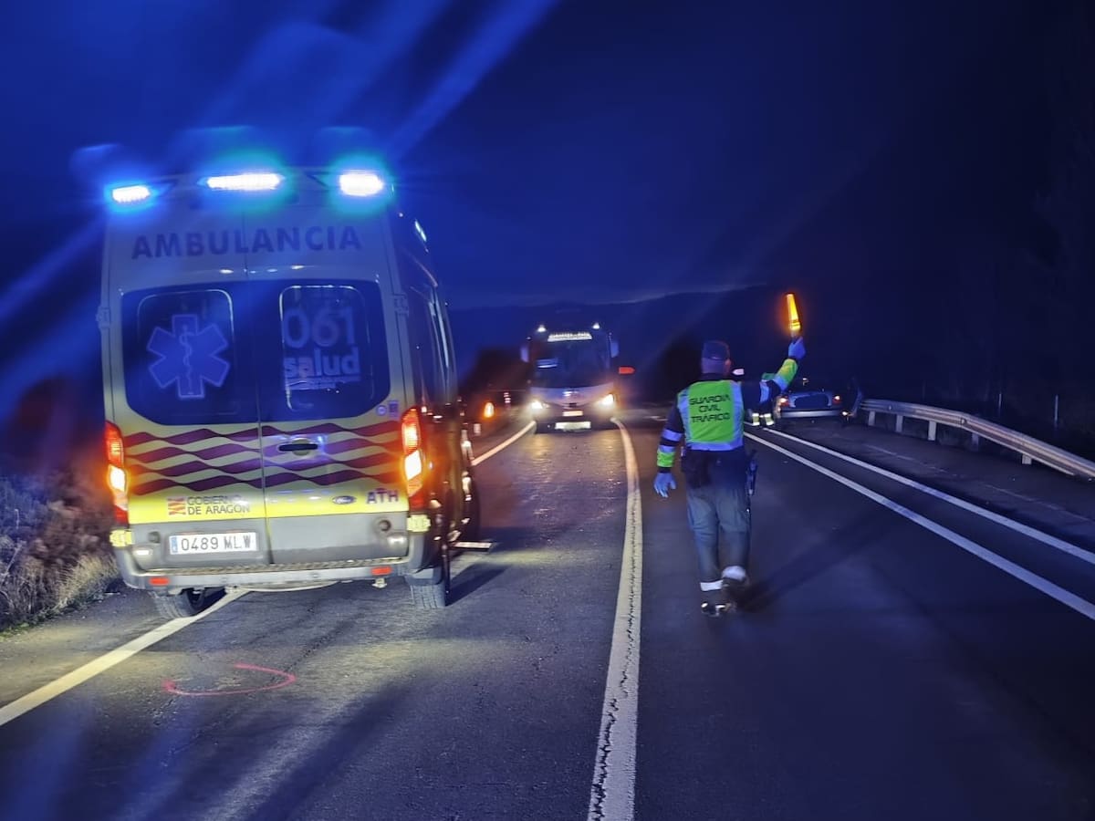 Muere atropellado un peatón que cruzaba a pie la N-330