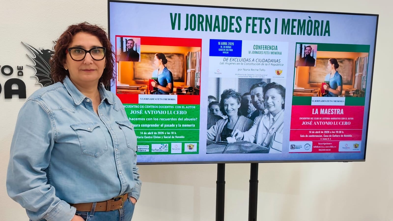 Geno Micó, concejala de Memoria Democrática de Novelda