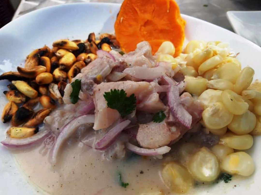 Ceviche de corvina