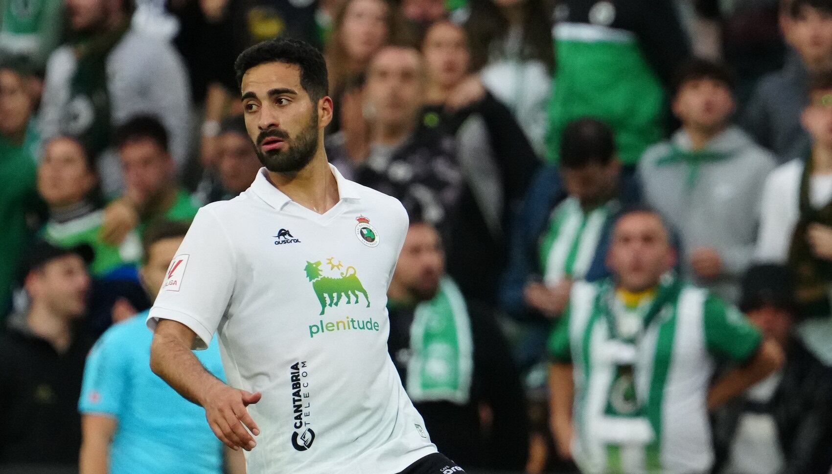 Rubén Alves, durante el partido contra el Real Zaragoza.