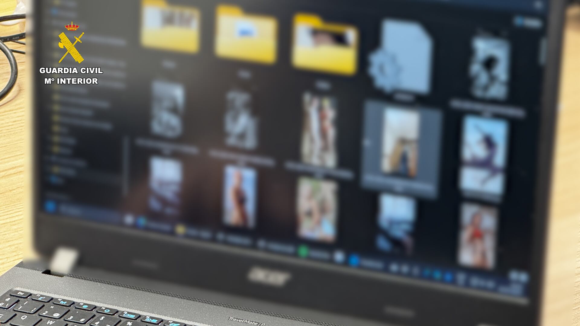 Imágenes que se difundían