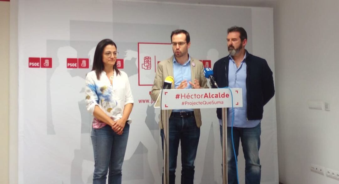 Héctor Pons durant la presentació dels seu programa electoral