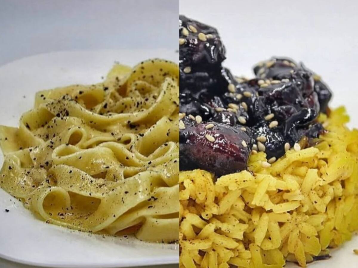 Arroz con pollo caramelizado y pasta cacio e pepe, las recetas del chef David Gibello, paso a paso
