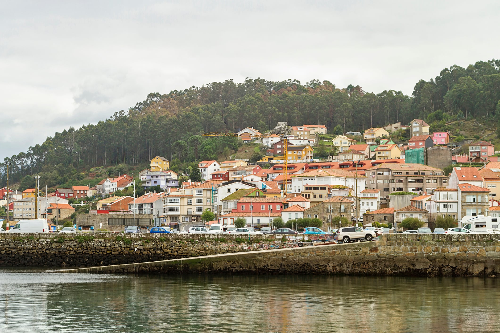 Muros town in La Coruña province, Spain