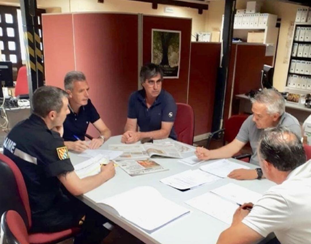 Reunión del CECOPI presidida por el delegado territorial de la Junta, José Francisco Hernández