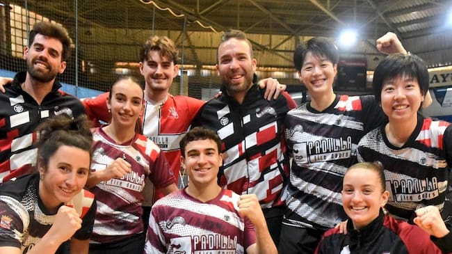 La plantilla del Puertas Padilla tras vencer a Oviedo