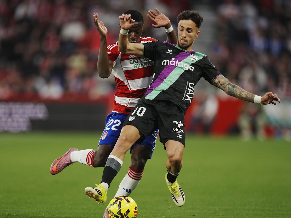 El Málaga rompe al Granada con un gol de David Larrubia (0-1)