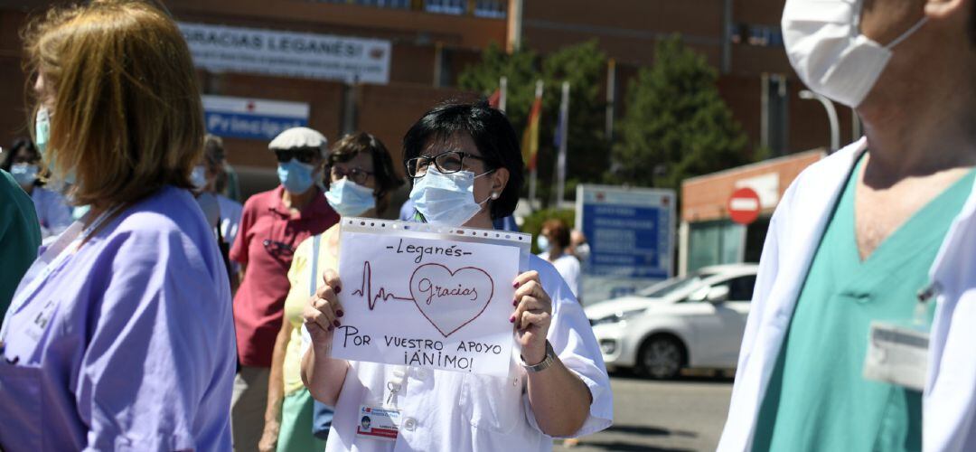 El Hospital Severo Ochoa Leganés reduce sus pacientes Covid a 28 en planta y 12 en UCI