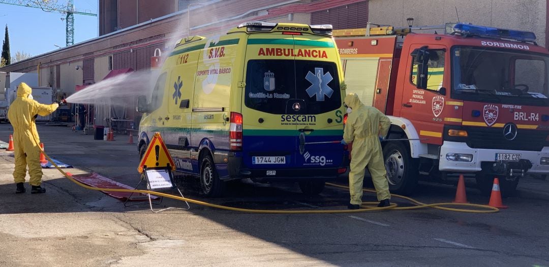 Desinfección ambulancia