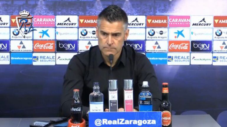 Lluis Carreras durante la rueda de prensa