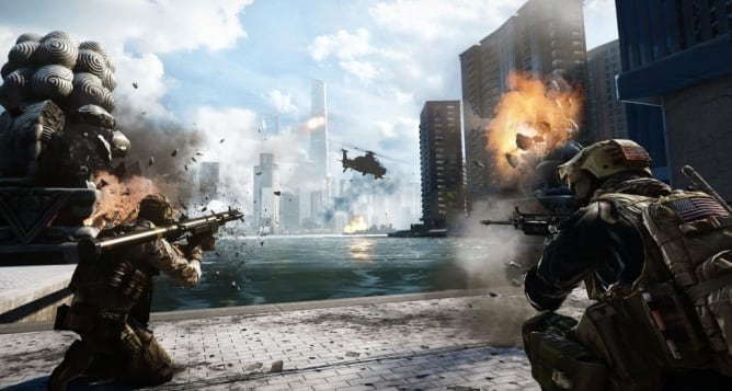 Un fotograma de Battlefield 4.