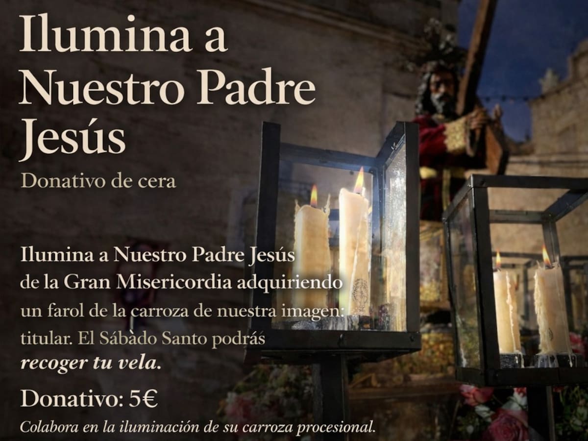 La Hermandad del Nuestro Padre Jesús de la Gran Misericordia de Caudete abre de nuevo “la donación de cera”