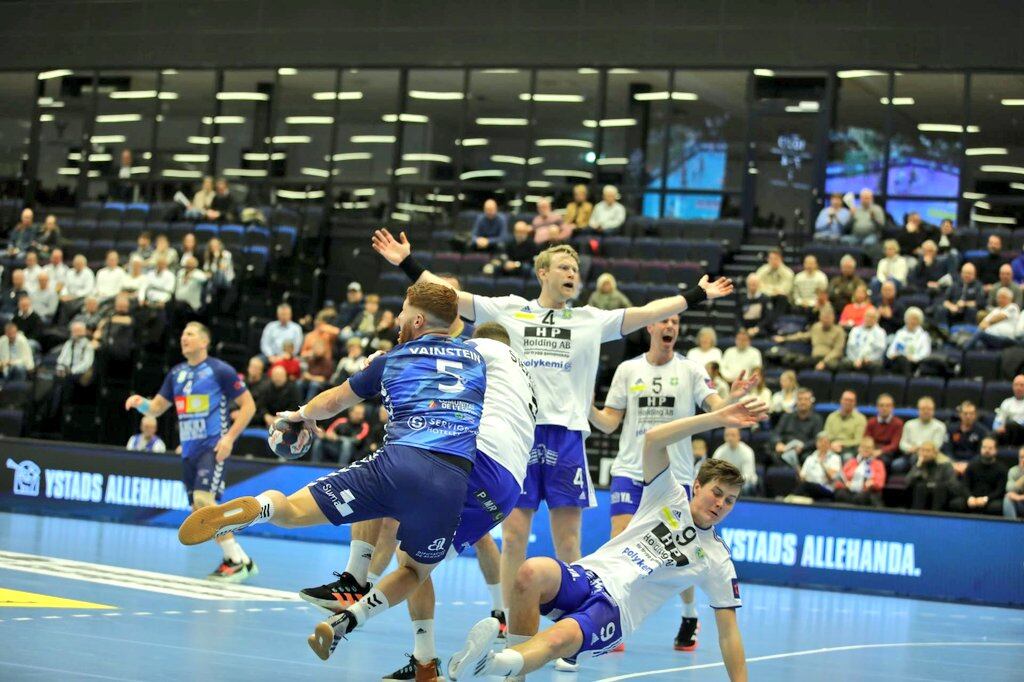 Imagen del partido disputado en el Ystad Arena