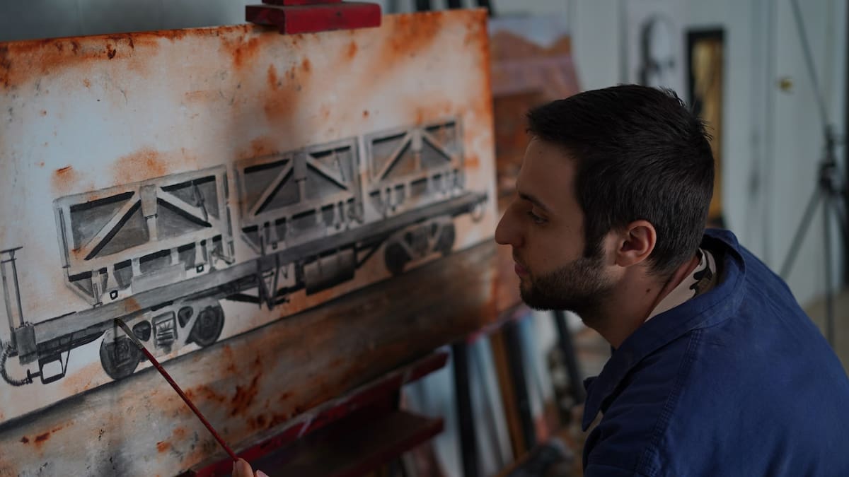 Ángel Gallego, artista plástico onubense - Me gusta mi oficio