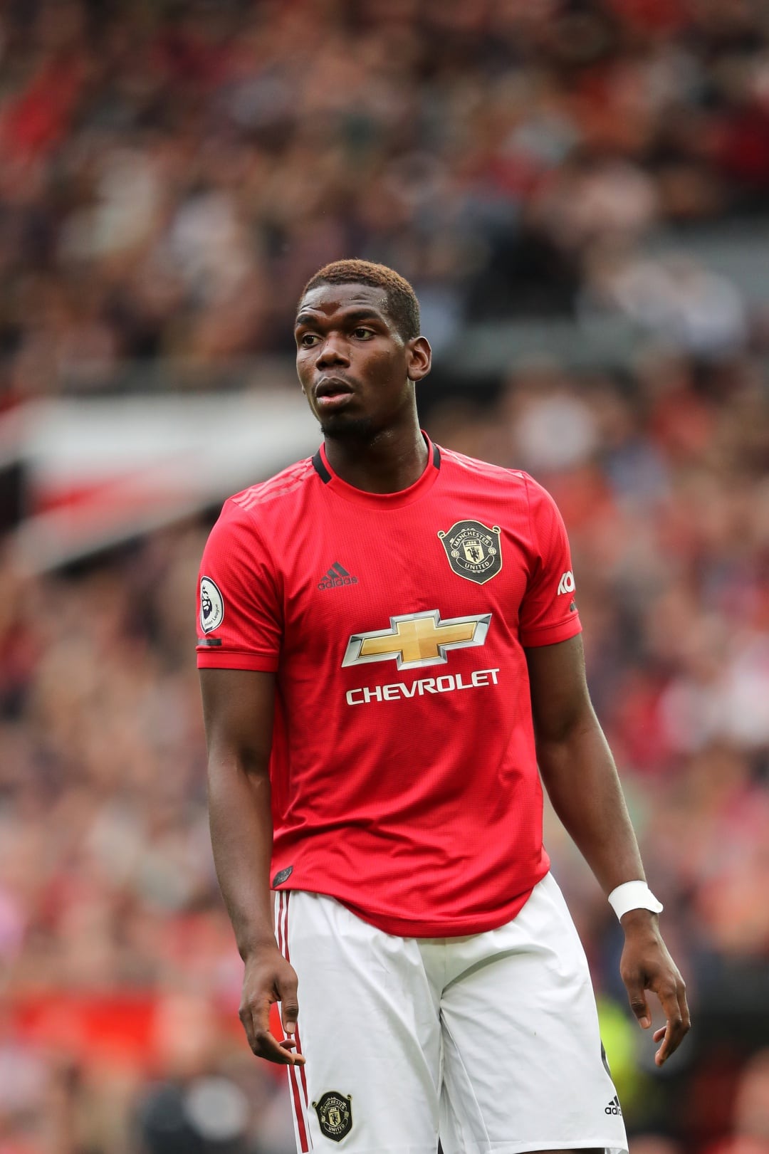 Paul Pogba, durante el enfrentamiento frente al Chelsea por la Premier League