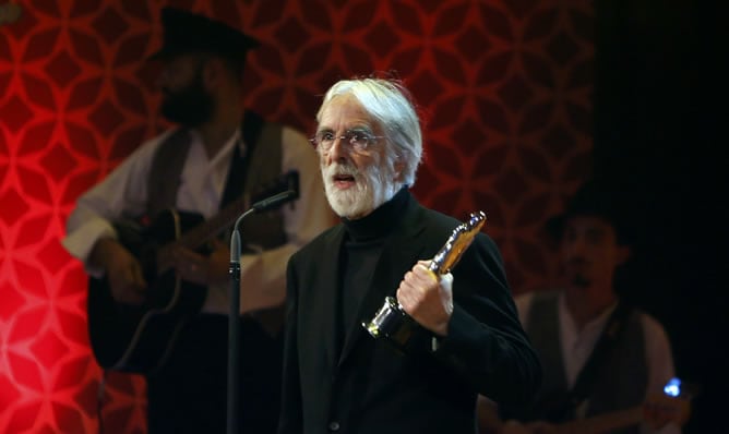 El director Michael Haneke cuya película &#039;Amour&#039; se ha llevado cuatro Premios del Cine Europeo.