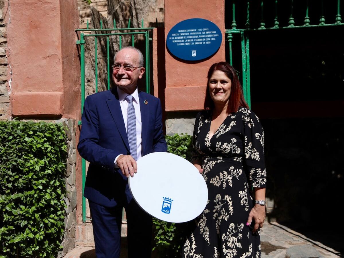 Málaga homenajea a la jurista, ensayista y escritora Mercedes Formica