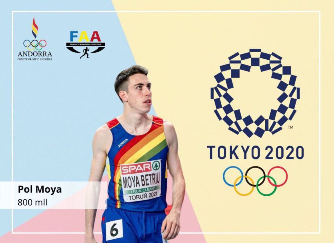 Pol Moya ha quedat setè de la seva sèrie als 800 metres.