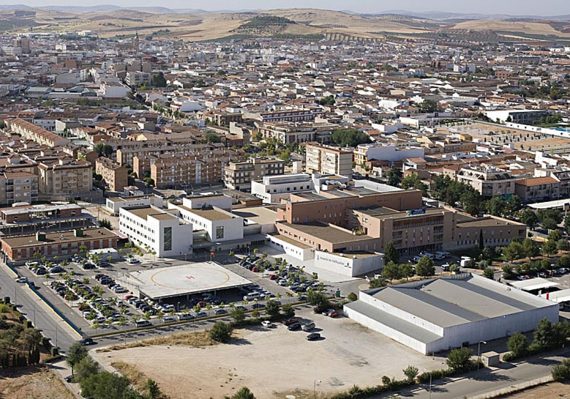 Imagen de archivo de una foto aérea de Valdepeñas (Ciudad Real)