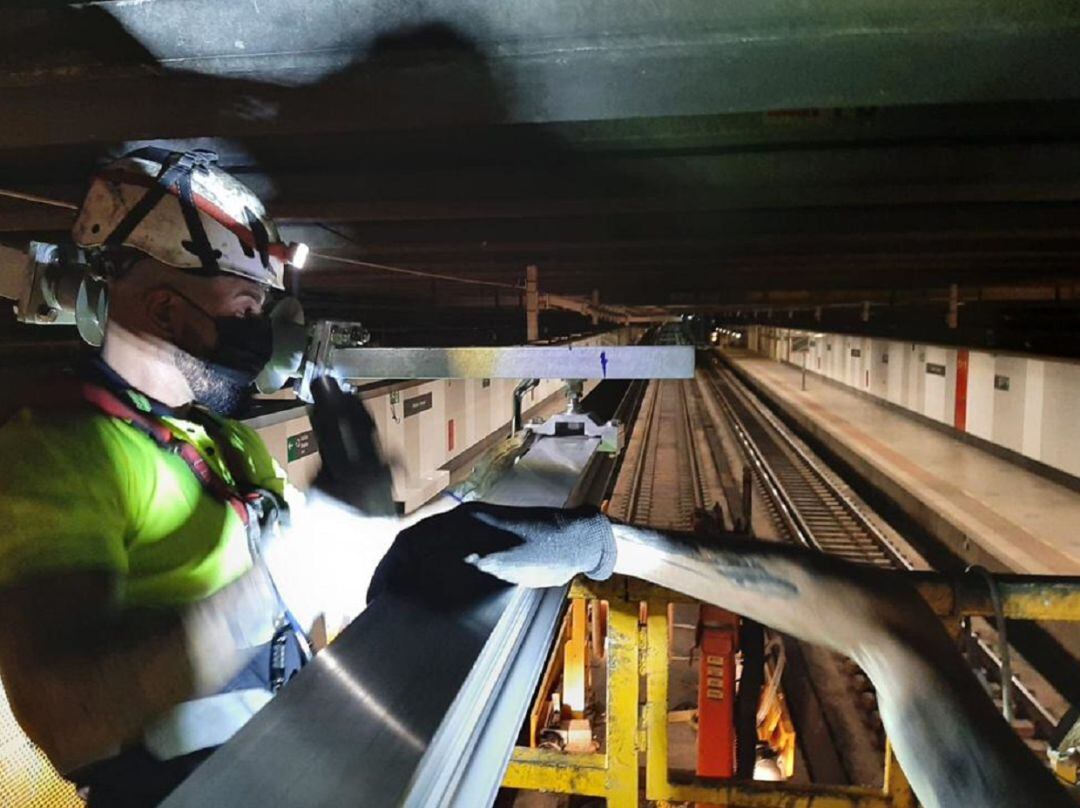 Desde el pasado 25 de junio se está actuando en el túnel del Cabanyal.