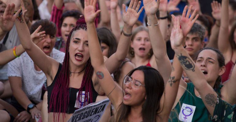 Protesta feminista en España