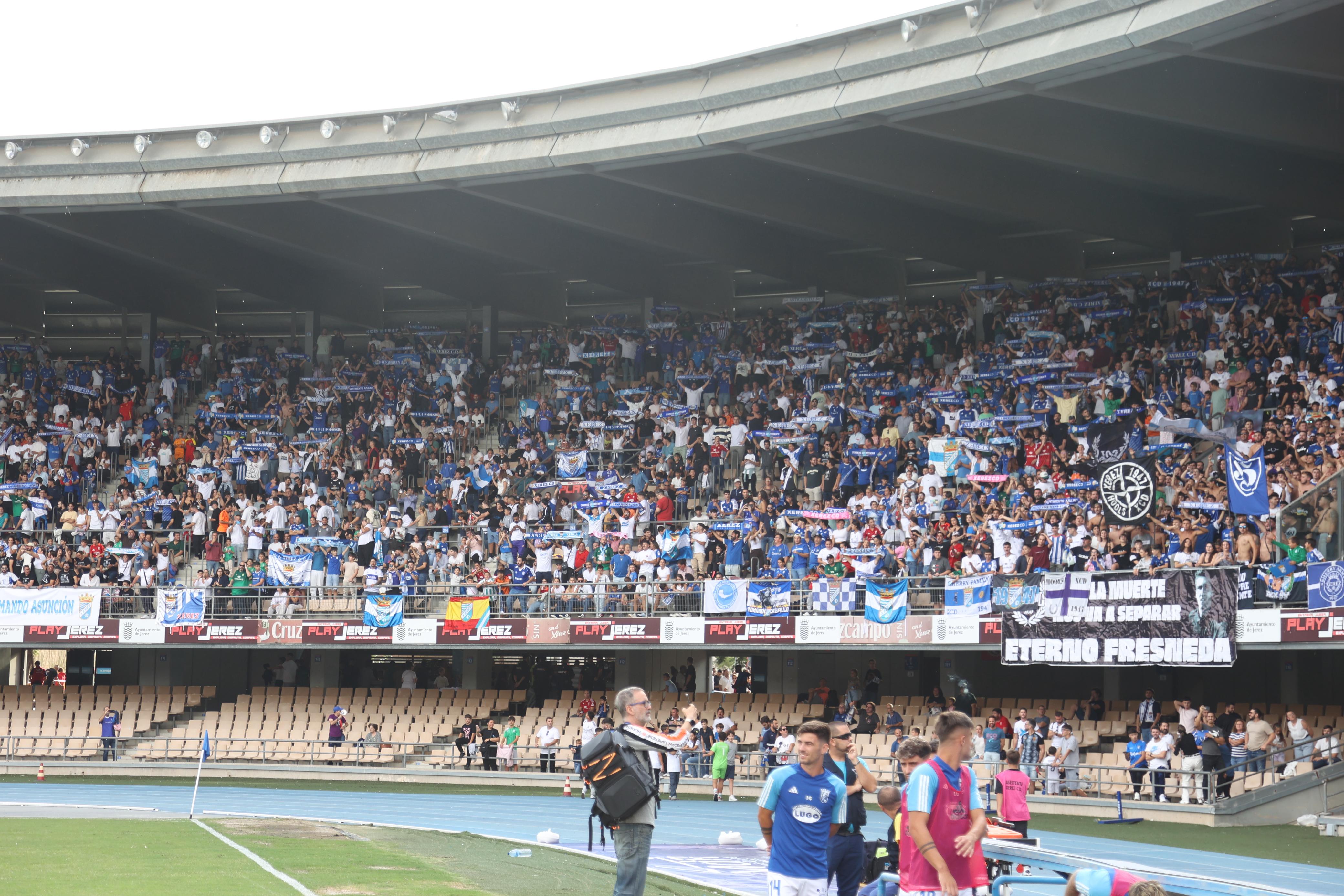 Aspecto que presentaba Chapín antes de comenzar el derbi