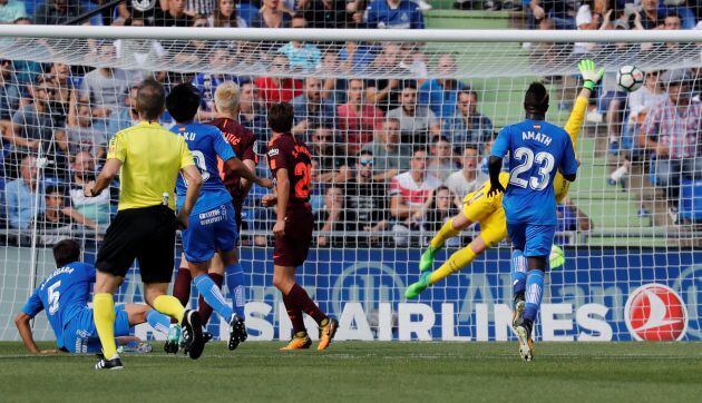 Primer gol de Shibasaki.