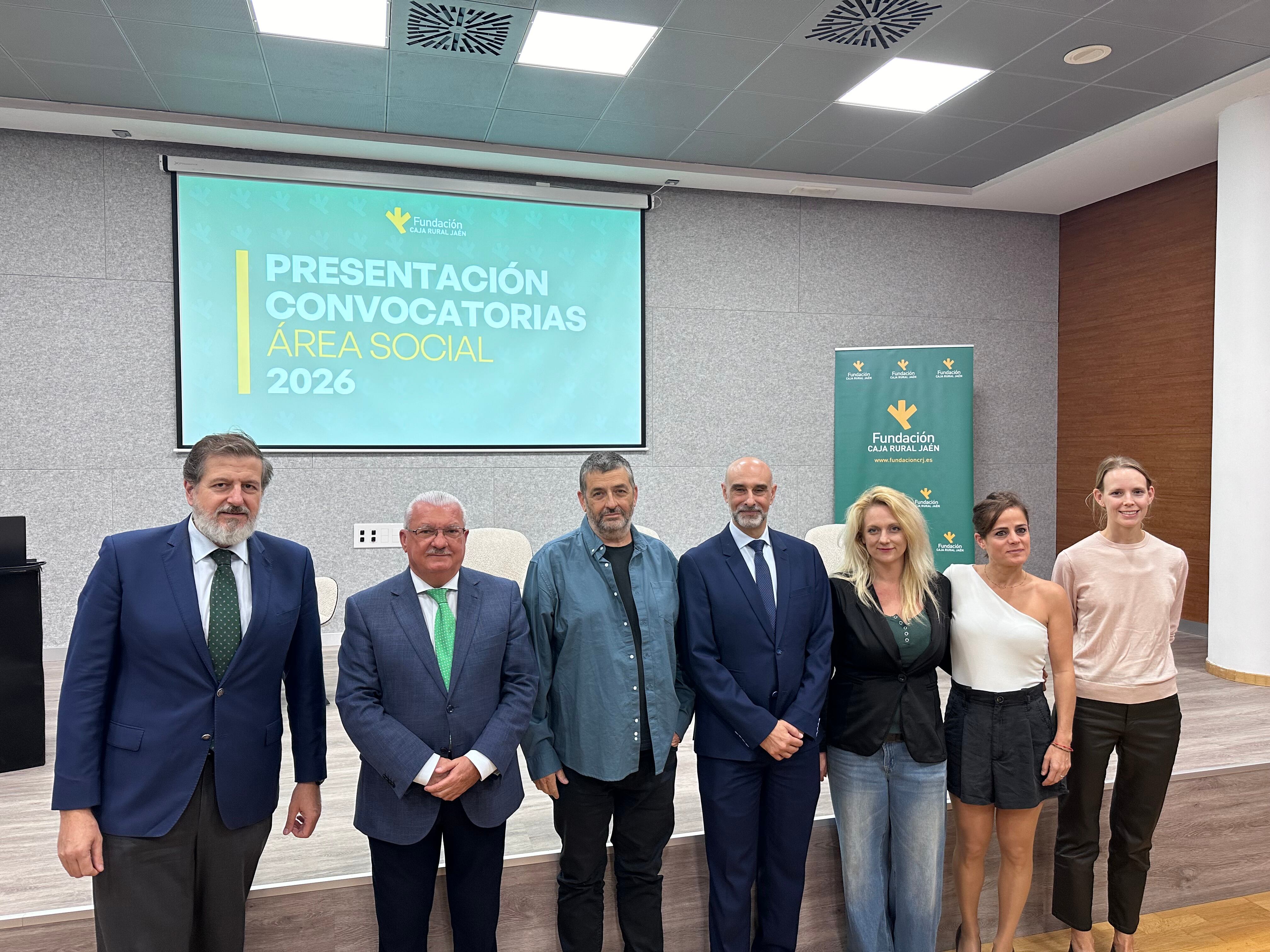 La Fundación Caja Rural de Jaén presenta las convocatorias de su área social para el año 2026