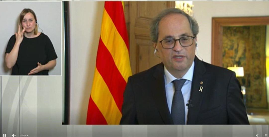 Torra defiende votar contra prorrogar la alarma si no se recuperan competencias.