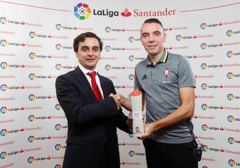 Iago Aspas elegido mejor jugador de octubre de La Liga