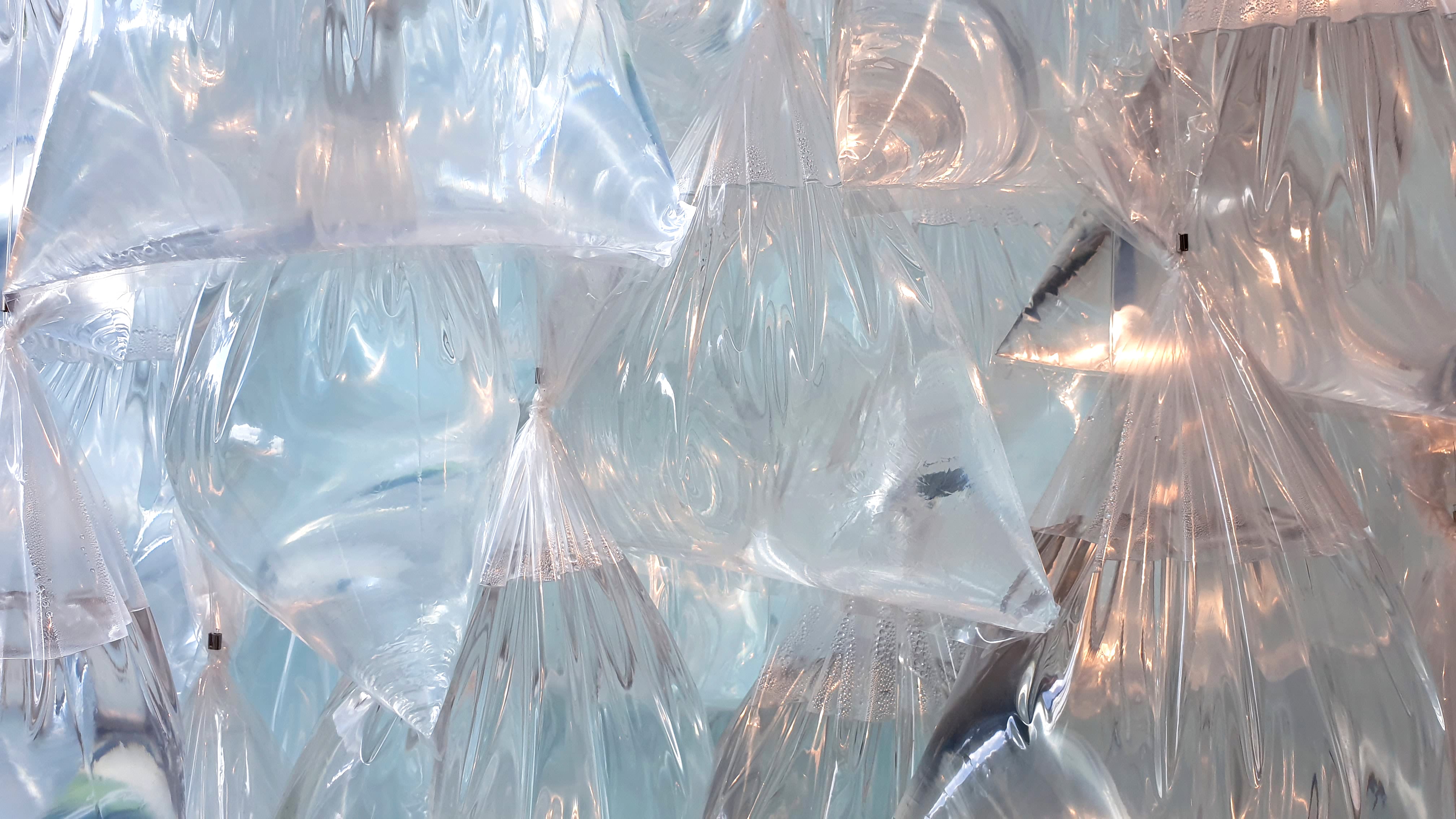 Bolsas llenas de agua