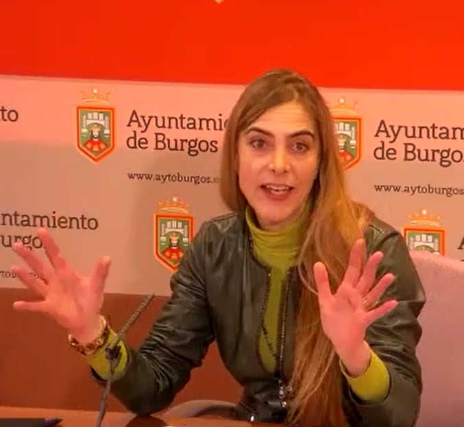 La concejala de Festejos del Ayuntamiento de Burgos, Carolina Álvarez