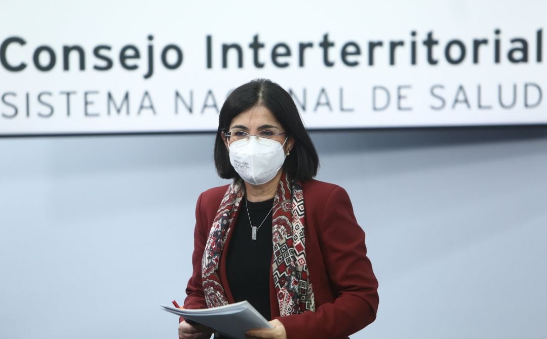 La ministra de Sanidad, Carolina Darias.