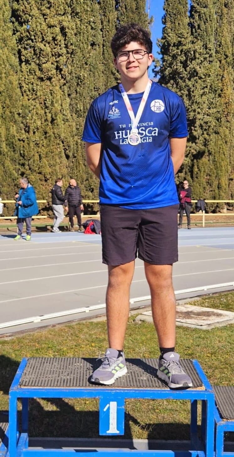 Martxel Armenta, Campeón de Aragón de Lanzamientos de Invierno