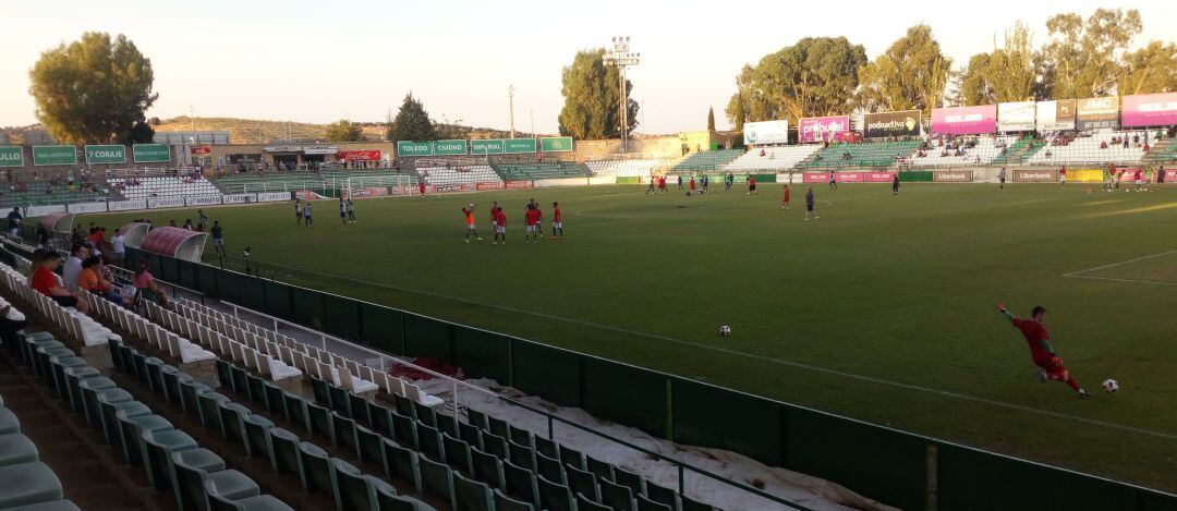 Panorámica del Salto del Caballo en día de partido