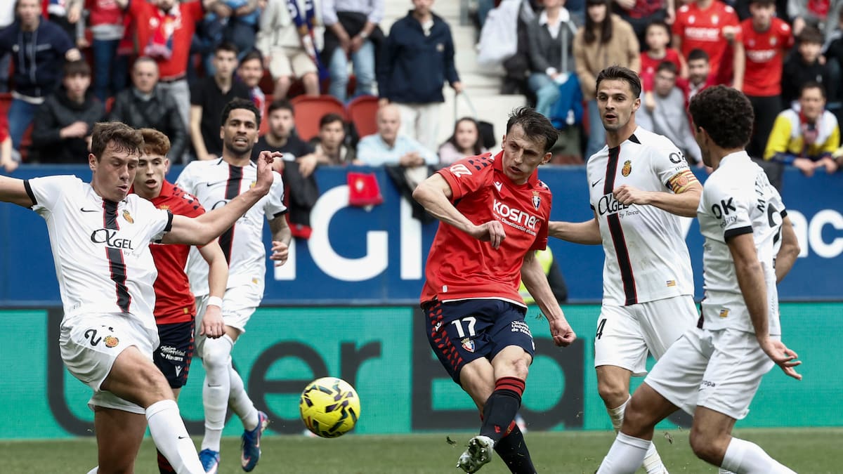 Osasuna vuelve a igualar ante el Mallorca un 2-0 en contra en los minutos finales