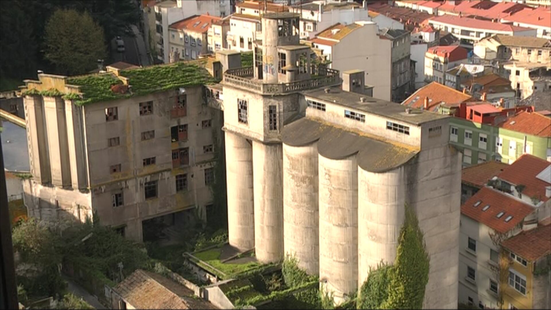 Vista aérea de la antigua panificadora.