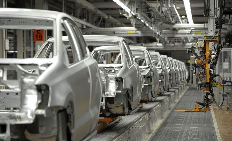 Vista de la planta de Volkswagen Navarra