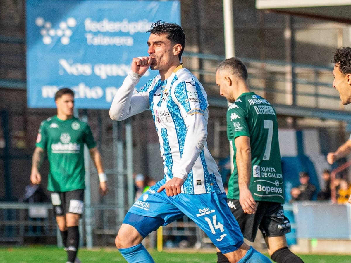 El CF Talavera se reencuentra con la victoria ante un Arenteiro sin respuesta (2-1)