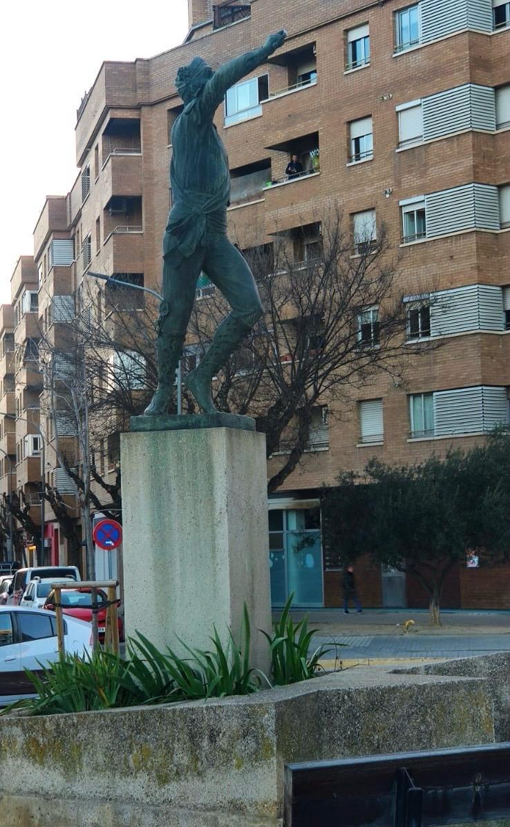 Estado en que se encuentra la estatua en homenaje al Danzante