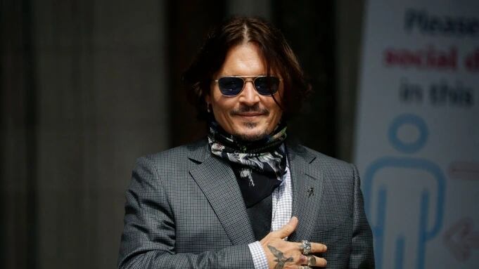 El actor y músico estadounidense Johnny Depp 