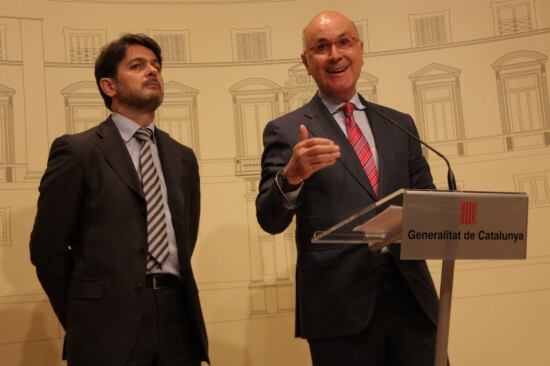 Oriol Pujol i Josep Antoni Duran i Lleida, en una imatge d'arxiu