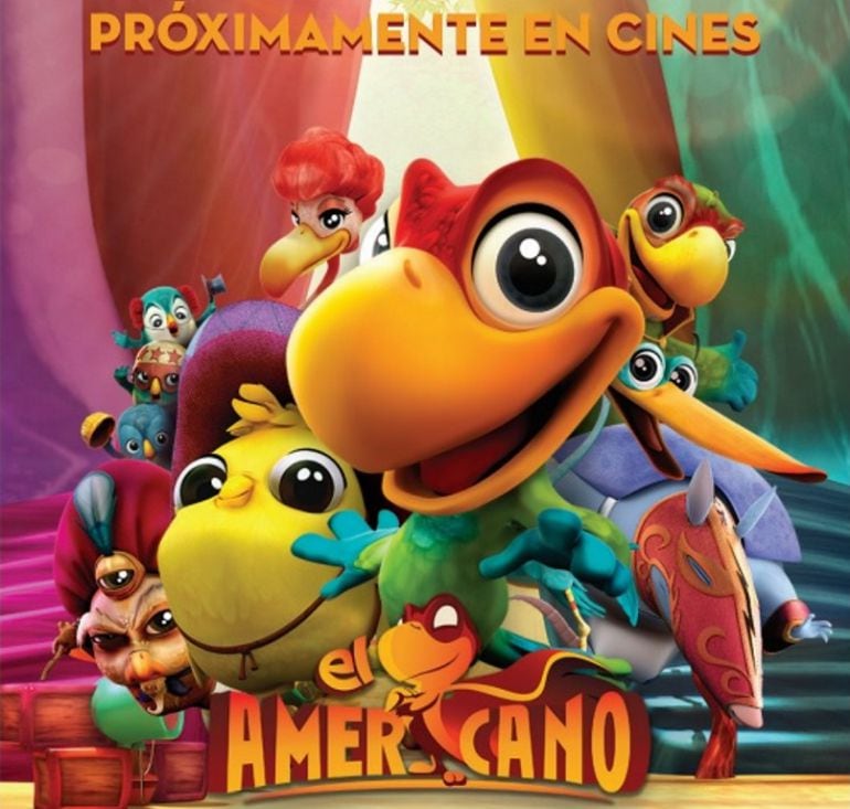 Cartel de la película &#039;El Americano&#039; cuyo preestreno se realizará en Cuéllar el 4 de febrero.