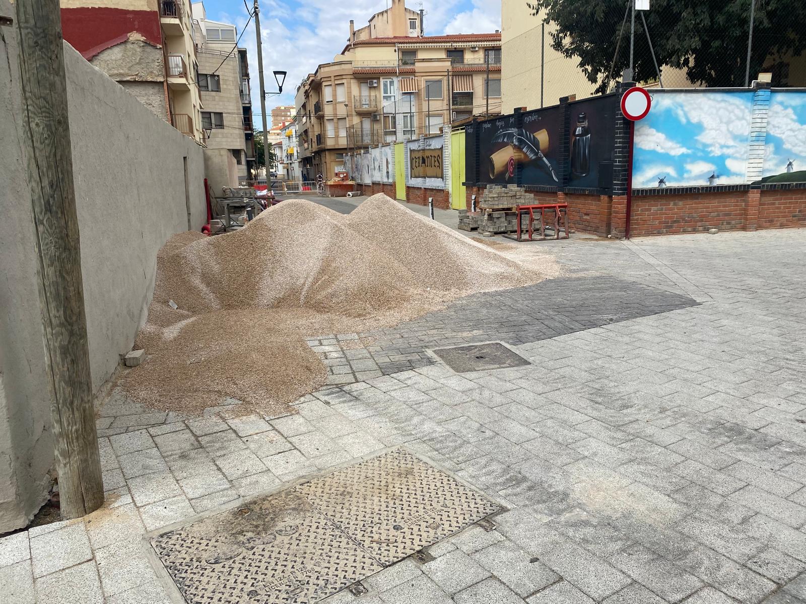 Obras en el barrio Carretas-Huerta de Marzo, en Albacete.