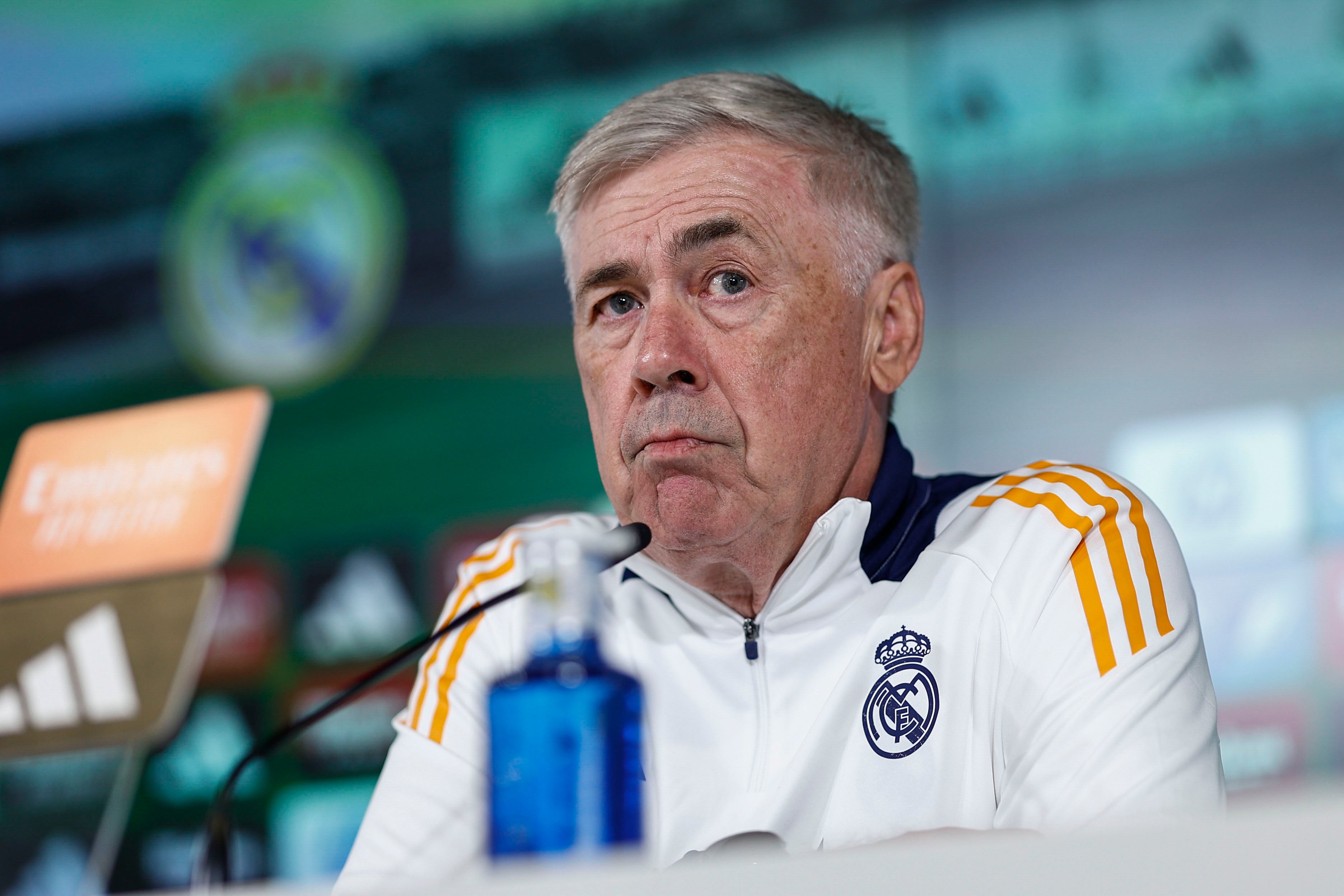 El entrenador del Real Madrid, Carlo Ancelotti