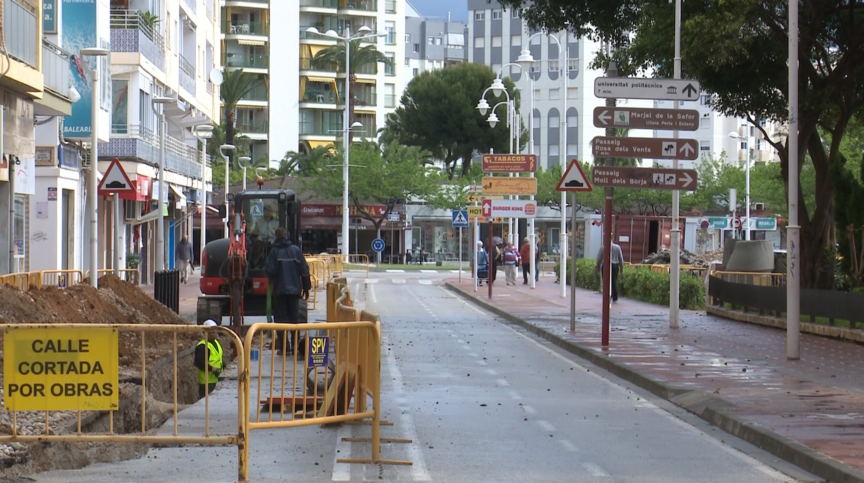 Obras en el Grau y la Playa de Gandia