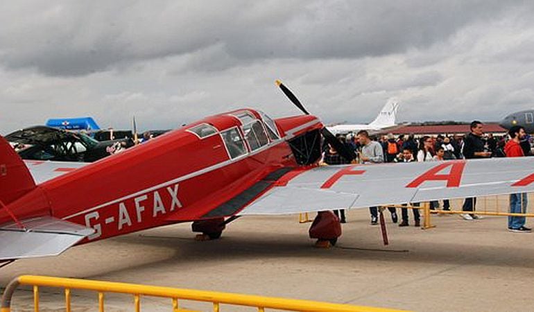 Este British Aircraft &quot;Eagle&quot; perteneciente a la colección de la Fundación Infante de Orleans es del año 1935.