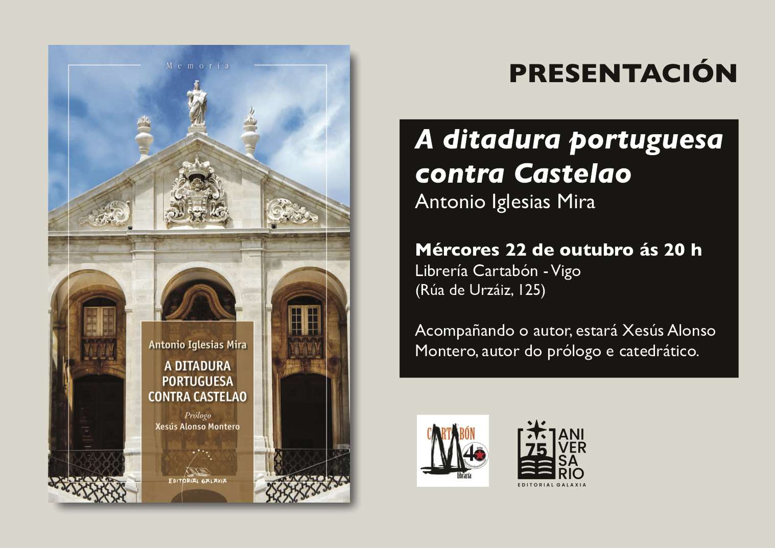 Cartel da presentación.