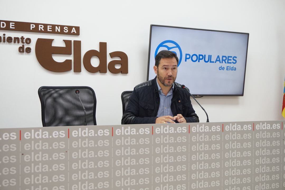 Francisco Muñoz, portavoz del partido popular de Elda